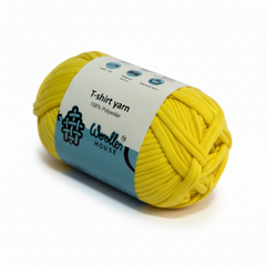 T-Shirt Yarn 10PLY by WoollenHouse  - Yellow 5505