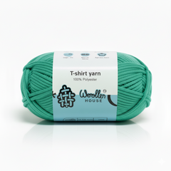 T-Shirt Yarn 10PLY by WoollenHouse  - Turquoise Blue 5506
