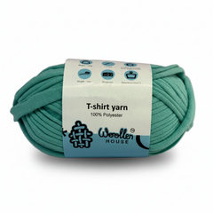 T-Shirt Yarn 10PLY by WoollenHouse  - Turquoise Blue 5506