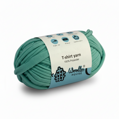 T-Shirt Yarn 10PLY by WoollenHouse  - Turquoise Blue 5506