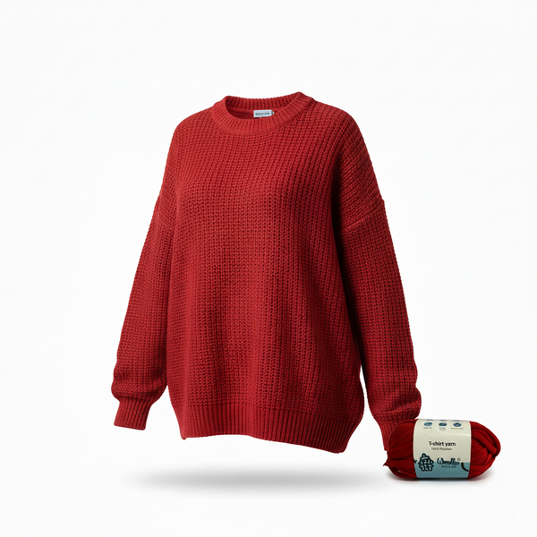 T-Shirt Yarn 10PLY by WoollenHouse  - Red 5507