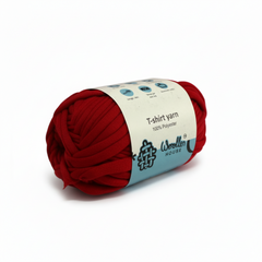 T-Shirt Yarn 10PLY by WoollenHouse  - Dark Red 5508