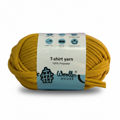 T-Shirt Yarn 10PLY by WoollenHouse  - Orech Yellow 5509