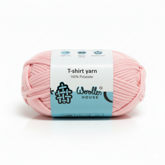 T-Shirt Yarn 10PLY by WoollenHouse  - Baby PInk 5511