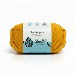 T-Shirt Yarn 10PLY by WoollenHouse  - Golden Yellow 5512