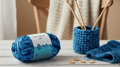 Multicolour T-Shirt Yarn by WoollenHouse - Blue Shading 5801