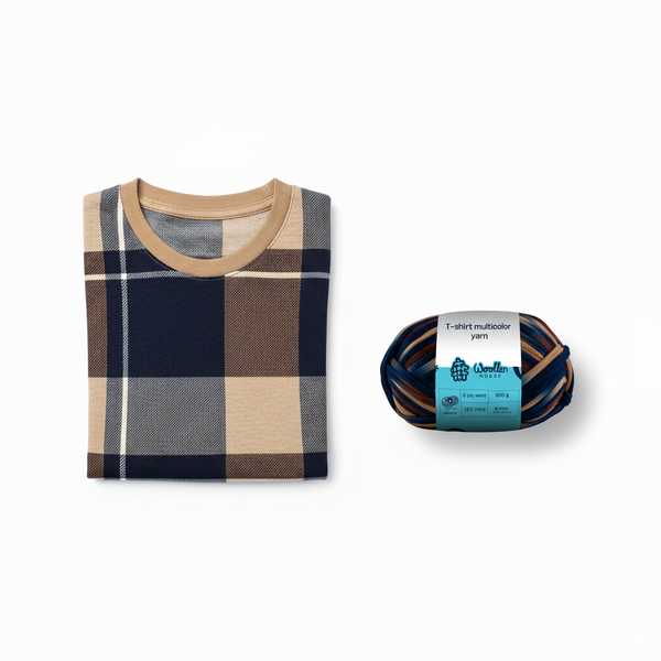 Multicolour T-Shirt Yarn by WoollenHouse - Multicolour 1 5803