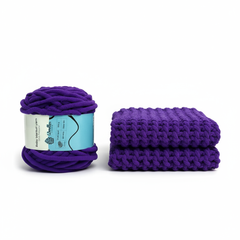 Baby Blanket Yarn by Woollen House - Dark Purple 6004