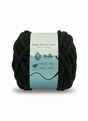 Baby Blanket Yarn by Woollen House - Black 6016