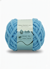 Baby Blanket Yarn by Woollen House - Blue 6018