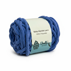 Baby Blanket Yarn by Woollen House - Blue 6018
