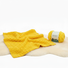 Baby Blanket Yarn by Woollen House -  Yellow 6019