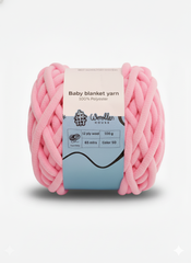 Baby Blanket Yarn by Woollen House -  Neon Pink 6022