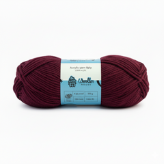 8 PLY Acrylic Yarn by Woollen House - Dark Maroon 7001
