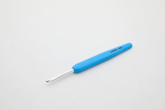 Waves Aluminium Single Ended Crochet Hooks with colorful soft feel handle 5.00mm (H) Cornflower Blue