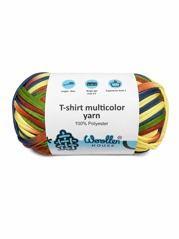 Multicolour T-Shirt Yarn by WoollenHouse - Multicolour 3 5810