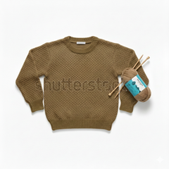 Milk Cotton Yarn 5PLY by Wollen House - Brown 4526