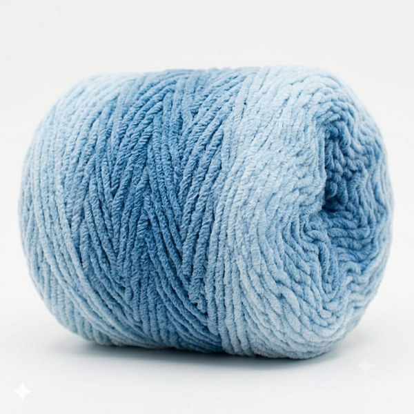 Milk Cotton Cake Yarn 5 Ply - Light Blue 5405 | Woollen House