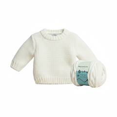 Baby Blanket Yarn by Woollen House  - White 6024