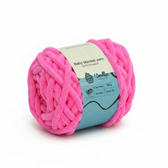Baby Blanket Yarn by Woollen House -  Neon Pink 6022