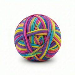 Multicolour T-Shirt Yarn by WoollenHouse - Rainbowcolour 5808