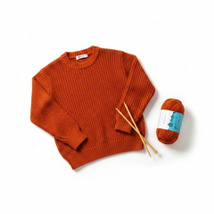 Milk Cotton Yarn 5 Ply - Burnt Orange 4518 | Woollen House