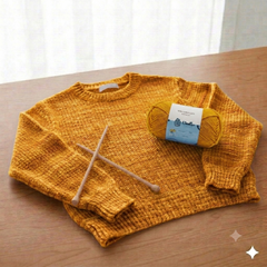 Milk Cotton Yarn 5 Ply - Golden Yellow 4547 | Woollen House
