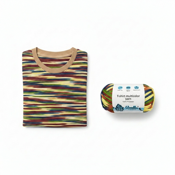 Multicolour T-Shirt Yarn by WoollenHouse - Multicolour 3 5810