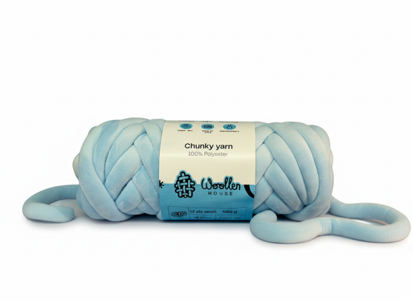 Chunky 12 ply Yarn by Woollen House - Light Blue 3805