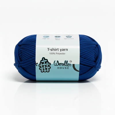 T-Shirt Yarn 10 Ply - Cobalt Blue 5515 | Woollen House