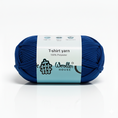 T-Shirt Yarn 10PLY by WoollenHouse - Cobalt Blue 5515
