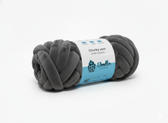 Chunky 12 ply Yarn by Woollen House - Grey color 3801