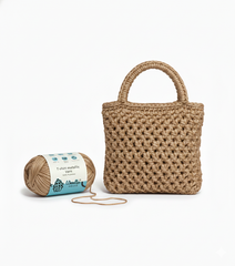 Metalic T-Shirt Yarn 6PLY by WoollenHouse - Medium Brown - 5220