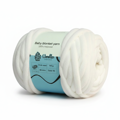 Baby Blanket Yarn by Woollen House  - White 6024