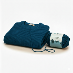 T-Shirt Yarn 10PLY by WoollenHouse  - Peacock Blue 5514