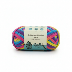 Multicolour T-Shirt Yarn by WoollenHouse - Rainbowcolour 5808