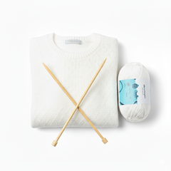 Milk Cotton Yarn 5PLY by Wollen House - Off White 4501