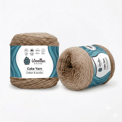Milk Cotton Cake yarn 5PLY by Woollen house - Beige 5401