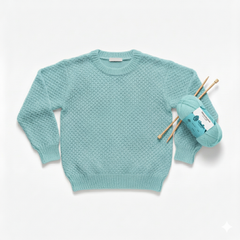 Milk Cotton Yarn 5PLY by Wollen House - Light Blue 4503