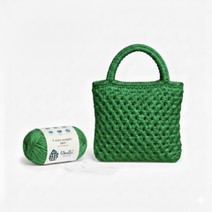 Metalic T-Shirt Yarn 6PLY by WoollenHouse - Forest green - 5219