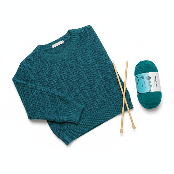 Milk Cotton Yarn 5PLY by Wollen House - Peacock green 4522