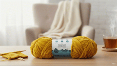 Velvet 6PLY Yarn by Woollen House - Sky Blue 1610