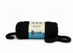 Chunky 12 ply Yarn by Woollen House - Black 3808
