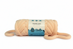Chunky 12 ply Yarn by Woollen House -  Light Peach 3811