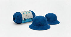 Crochet Combed 4PLY Yarn by Woollen House - Ocean Blue 7208